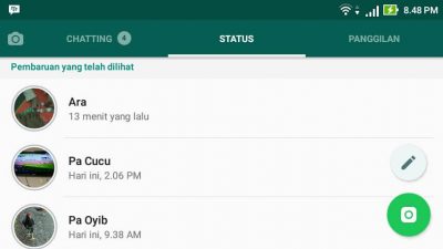 cara download status foto atau video whatsapp teman