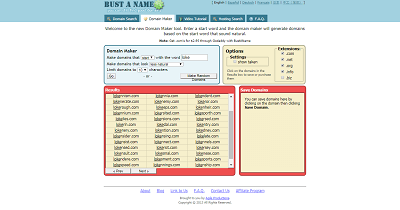 alat untuk mencari nama domain yang sesuai