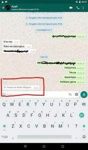 Cara Menghapus Pesan Whatsapp