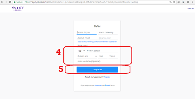 Cara Membuat Email Yahoo