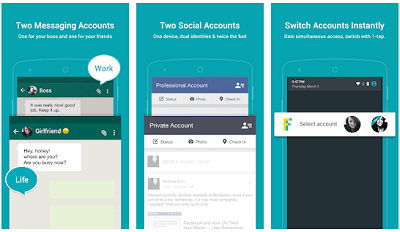rekomendasi aplikasi terbaik untuk jalankan dua aplikasi di satu smartphone