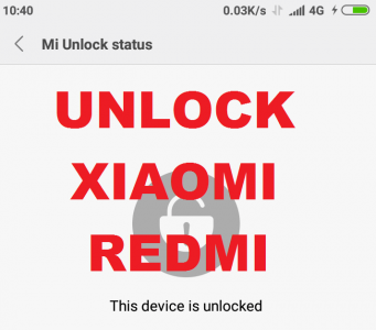 Unlock Bootloader Xiaomi Redmi 5a