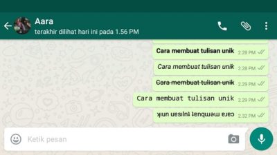 cara membuat tulisan unik2